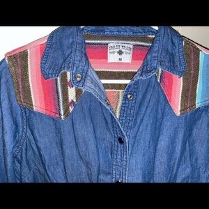 Crazy train Jean tunic/shirt dress